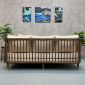 Ghế sofa băng1m8 KBH nan gỗ nệm da SFB68068