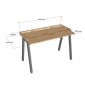 Bàn làm việc 120x60cm gỗ cao su HDG027