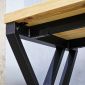 Bàn làm việc 160x60cm gỗ thông chân chữ X HBXC056