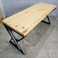 Bàn làm việc 160x60cm gỗ thông chân chữ X HBXC056