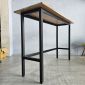 Bàn bar dài 160x60cm gỗ otim chân sắt lắp ráp BB045