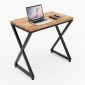 Bàn làm việc mini 80x50cm gỗ tràm chân chữ X HBMN046