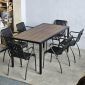 Combo bộ bàn ghế ăn ngoài trời CBNT020