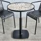 Combo 1 bàn cafe tròn và 2 ghế cafe sắt CBCF346