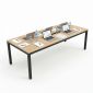 Bàn họp chữ nhật 240x100cm gỗ plywood hệ UConcept HBUC068