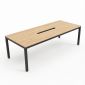 Bàn họp chữ nhật 240x100cm gỗ plywood hệ UConcept HBUC068