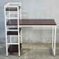 Bàn làm việc liền kệ 110x55x115cm gỗ cao su FD68086