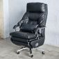 Ghế giám đốc da bò chỉnh điện ngả nằm chân nhôm GAK996