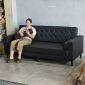 Sofa băng nệm bọc simili cao cấp Loveseat 11 SFB68050
