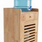 Tủ để bình nước di động 40x40x85cm gỗ cao su TDBN001