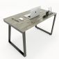 HBTH004 - Bàn làm việc 120x70 Trapeze II Concept lắp ráp