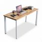 Bàn làm việc 140x60cm gỗ tràm hệ Oval HBOV052