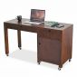 Bàn làm việc di động 130x50cm gỗ cao su BD68168