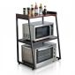Kệ để lò nướng, lò vi sóng 60x40x80cm gỗ cao su KVS68014