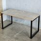 Bàn làm việc 140x70cm gỗ Plywood melamin màu bê tông hệ Rectang HBRT046