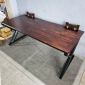 Bàn làm việc có hộp điện 180x80cm gỗ tràm ZD033