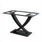 Chân sắt chữ V cho bàn ăn 120x60cm sơn tĩnh điện CHB68092