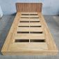 Giường ngủ 120x200cm gỗ cao su đầu giường gỗ plywood GN68059
