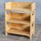 Kệ mỹ phẩm để bàn 40x20x50cm gỗ cao su KMPB002