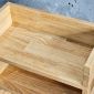 Kệ mỹ phẩm để bàn 40x20x50cm gỗ cao su KMPB002