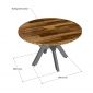 Bàn ăn tròn 120x120cm gỗ tràm chân sắt BA68300