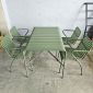 Combo bàn ghế ngoài trời sắt sơn tĩnh điện CBNT021