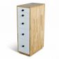 Tủ cá nhân nhiều ngăn 30x50x93cm gỗ cao su TCN68088