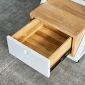 Tủ đầu giường 1 ngăn kéo 40x35x45cmcm gỗ cao su khung sắt TDG68035