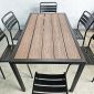 Combo bàn ngoài trời và 6 ghế sắt CBNT023