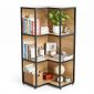 Kệ góc tường 4 tầng 60x60x120cm gỗ plywood KGT68055