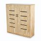 Tủ giày dép 120x35x126cm gỗ cao su KG68112