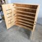 Tủ giày dép 120x35x126cm gỗ cao su KG68112