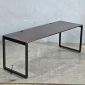 Bàn làm việc 200x70cm gỗ cao su chân sắt hệ Rectang HBRT090