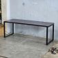 Bàn làm việc 200x70cm gỗ cao su chân sắt hệ Rectang HBRT090