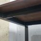 Bàn làm việc 200x70cm gỗ cao su chân sắt hệ Rectang HBRT090