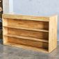Quầy tính tiền 160x60x100cm gỗ cao su BLT68030