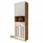 Tủ giày kết hợp tủ lưu trữ 60x35x200cm gỗ cao su KG68120