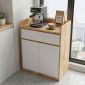 Tủ để máy pha cafe gia đình/văn phòng gỗ cao su KDCF001