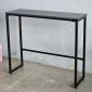 Bàn bar 120x40x105cm gỗ cao su chân sắt lắp ráp BB047