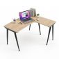 Bàn góc L 120x120cm gỗ plywood hệ CONE HBCO081