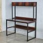 Bàn học liền kệ sách 120x60x150cm gỗ cao su FD68062