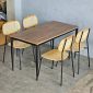 Combo bàn ăn chữ nhật và 4 ghế ăn BBA202