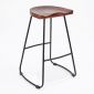 Ghế bar mặt gỗ chân sắt GBSK036