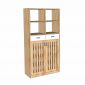 Tủ kệ giày dép 80x35cm gỗ cao su  KG68115