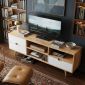 Kệ TV 160x40x50cm gỗ cao su KTV68139