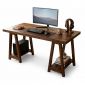 Bàn làm việc 140x60cm gỗ tràm kết hợp kệ để CPU BD68176