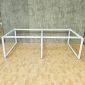 Chân sắt bàn cụm 4 hệ Rectang 120x240cm lắp ráp