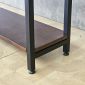Kệ trang trí phòng khách 70x25x160cm gỗ cao su khung sắt KTT68073