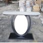 Bàn Console 120x30x85cm chân sắt mặt đá Ceramic CST065