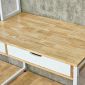 Bàn học liền kệ sách 100x60x170cm gỗ cao su FD68091